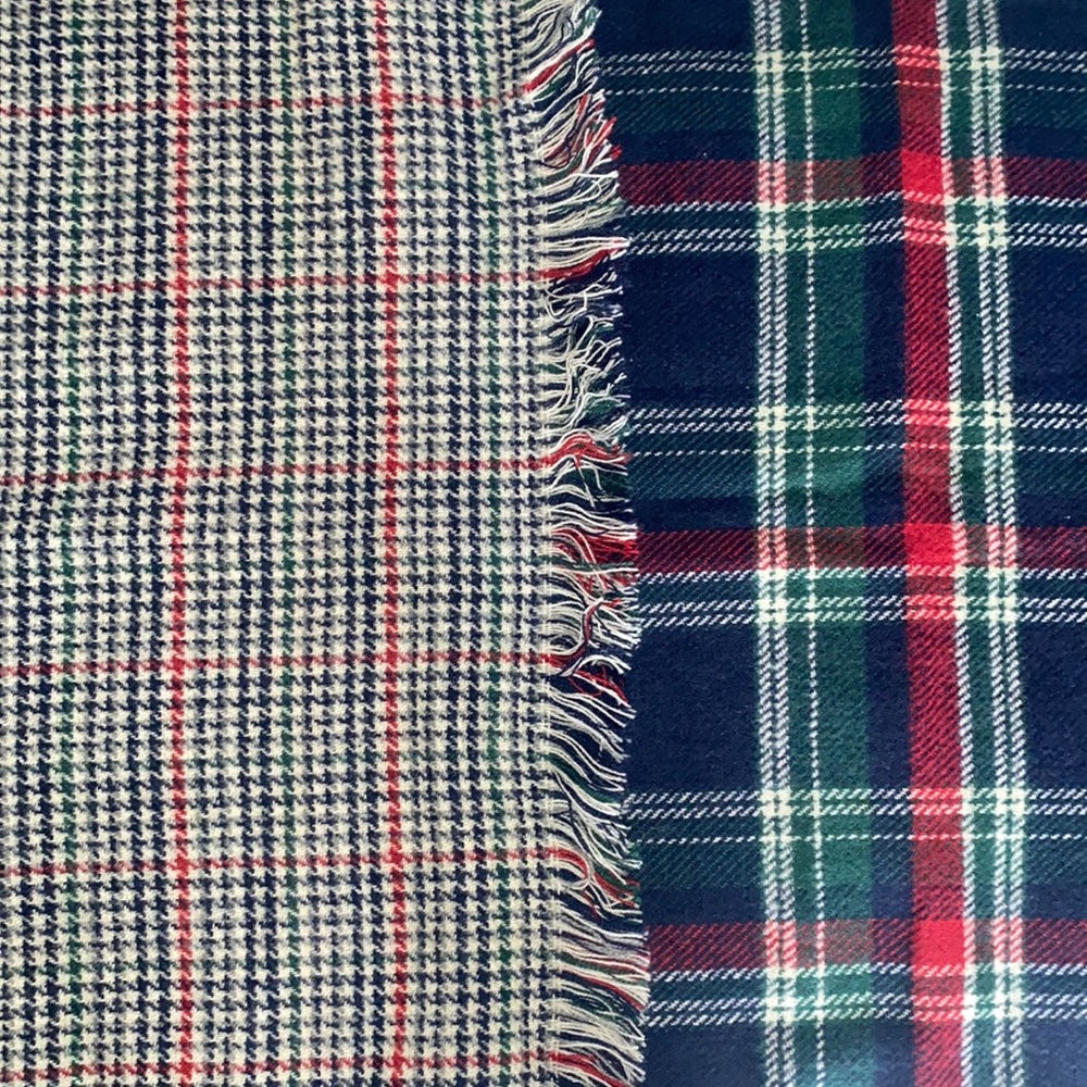 Thick winter scarf.